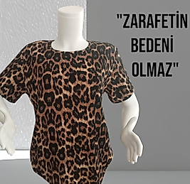 leopar bürümcük bluz
