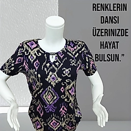 desenli bluz