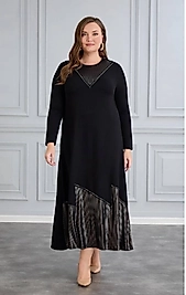 parlak detaylı kumaş elbise